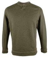 Tommy Bahama Men's Flipshore Abaco Reversible Long Sleeve Sweatshirt Palm Verde Hthr Small